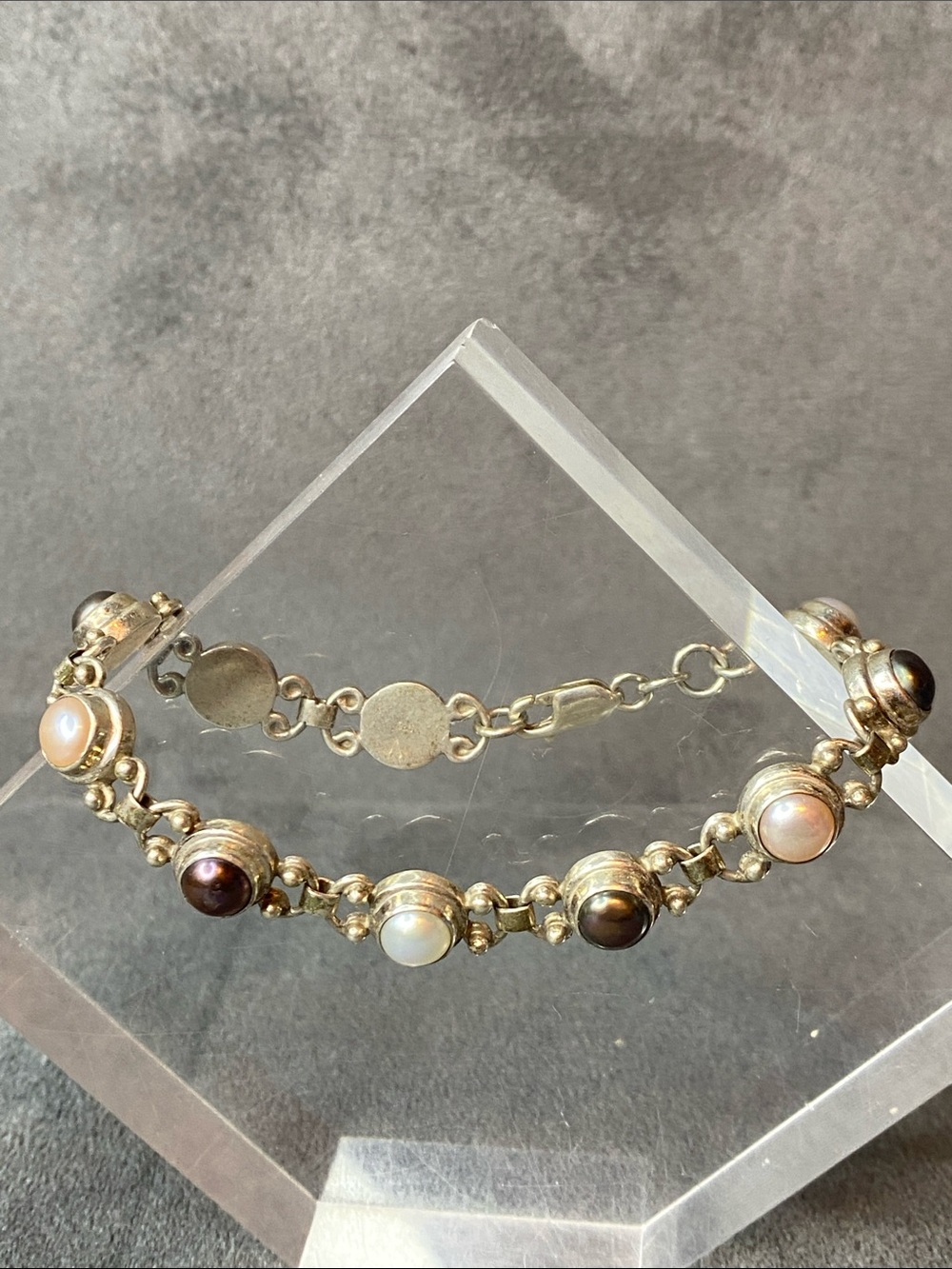 Sterling Silver and Freshwater Pearl Bracelet